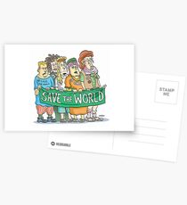 Peace Loving protesting tree-huggers Postcards