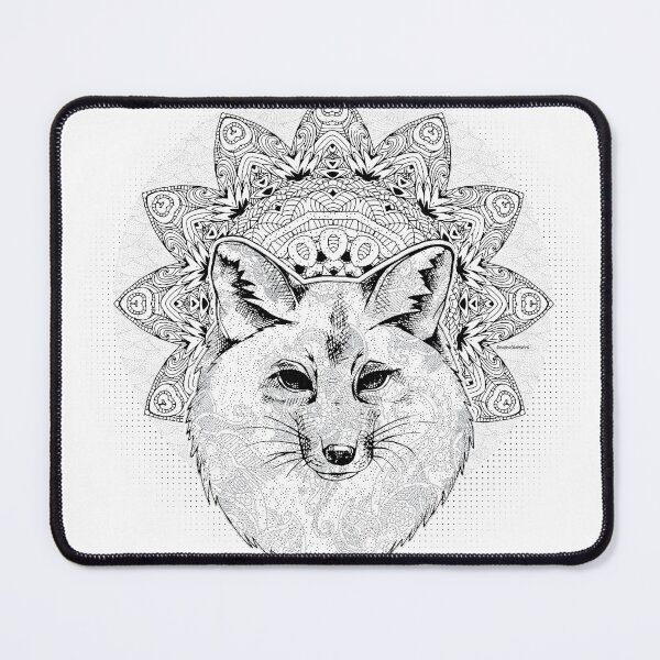 Item preview, Fox Mandala Flower designed and sold by KalikaGraphisme.
