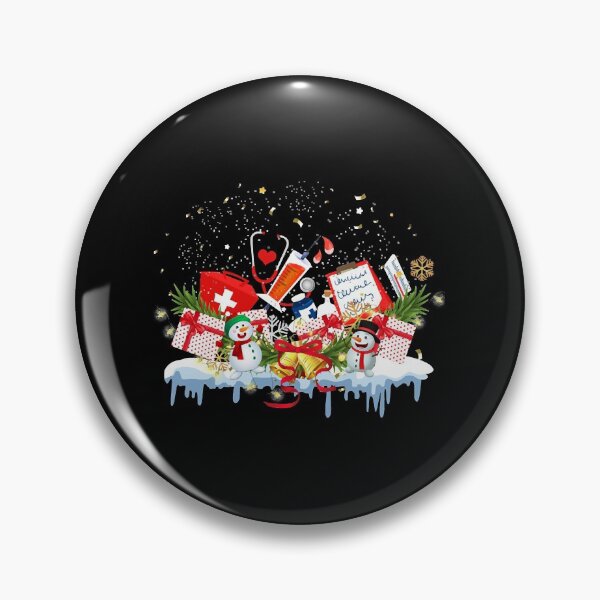 Item preview, Nurse Christmas Funny Nursing With Heart Santa Snowman Xmas  designed and sold by iciamarks59.