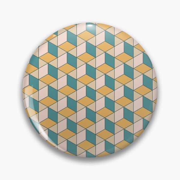 Item preview, Retro Optical Cube Pattern designed and sold by bubblyshades.