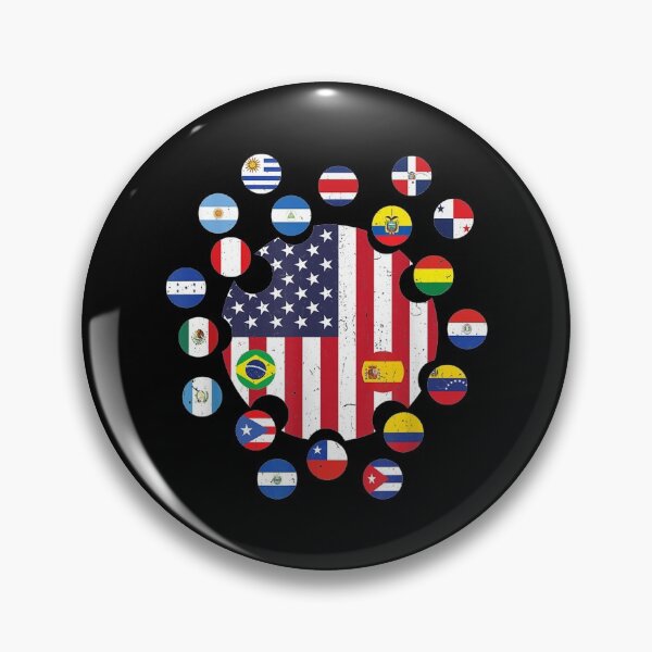 Item preview, National Hispanic Heritage Month American Latino Flags designed and sold by Axelbergmann.
