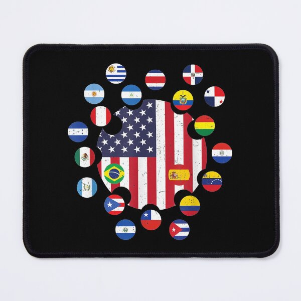 Item preview, National Hispanic Heritage Month American Latino Flags designed and sold by Axelbergmann.