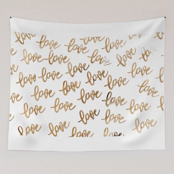 Item preview, Gold love word pattern; Samsung Galaxy/iPhone 13 pro max Cases designed and sold by Micovic.