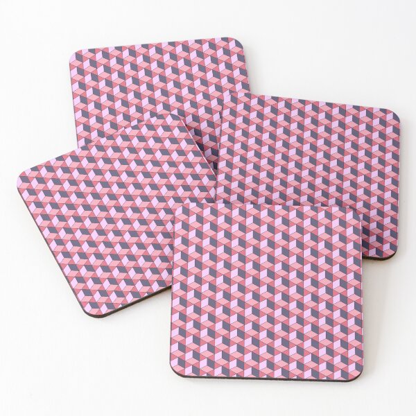 Item preview, Retro Optical Cube Pattern designed and sold by bubblyshades.
