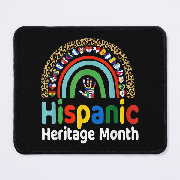 Item preview, National Hispanic Heritage month Rainbow Countries Flags designed and sold by Axelbergmann.