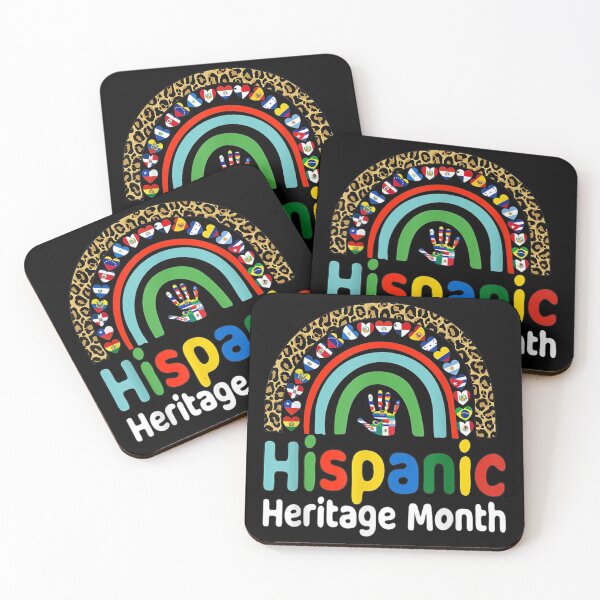 Item preview, National Hispanic Heritage month Rainbow Countries Flags designed and sold by Axelbergmann.
