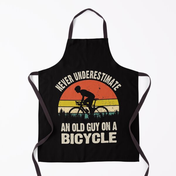 Item preview, Never Underestimate An Old Man On A Bicycle designed and sold by Majesticoo.