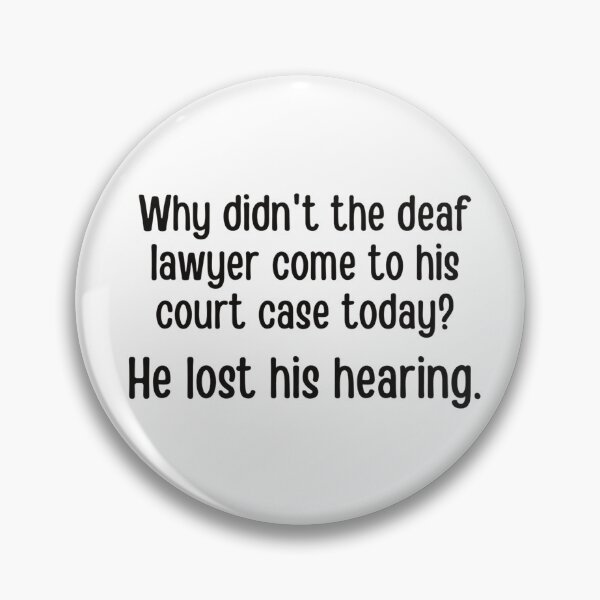 Item preview, Lawyer joke/pun - funny lawyer gift #12 designed and sold by PickaSticka.