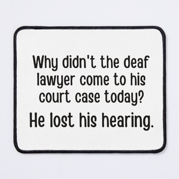 Item preview, Lawyer joke/pun - funny lawyer gift #12 designed and sold by PickaSticka.