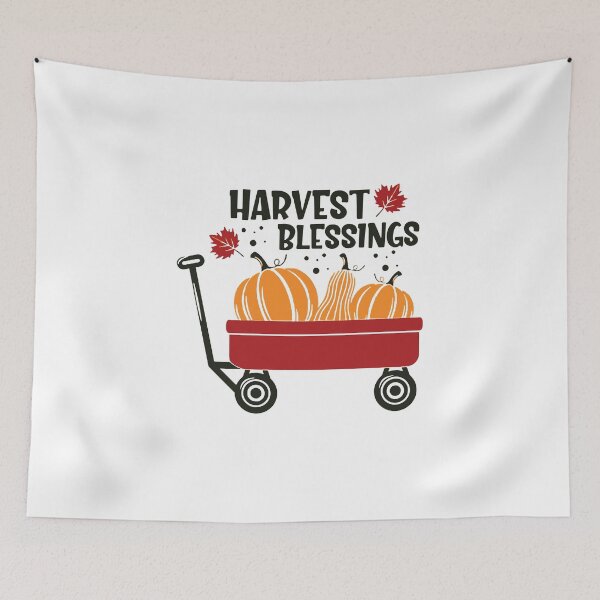 Item preview, Harvest Blessings Halloween Thankful Grateful blessed Pumpkin halloween crow spider be a witch Gift Premium Apparel Funny designed and sold by DesignByHeartUK.