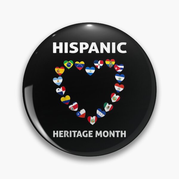 Item preview, National Hispanic Heritage Month All countries Flags designed and sold by Axelbergmann.