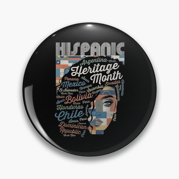 Item preview, Latina Woman Art Hispanic Heritage Month Latin Country Flags designed and sold by Axelbergmann.