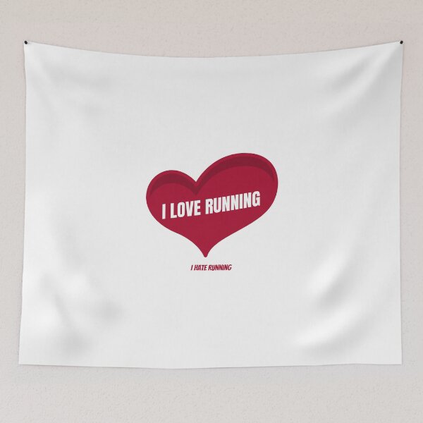 Item preview, I love hate running designed and sold by lach3.