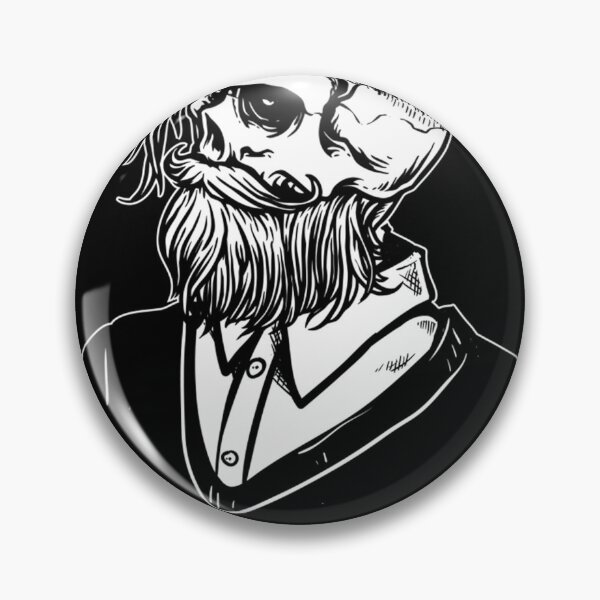 Item preview, The beard skull/Hair style/Barber skull designed and sold by ArtistsinAction.