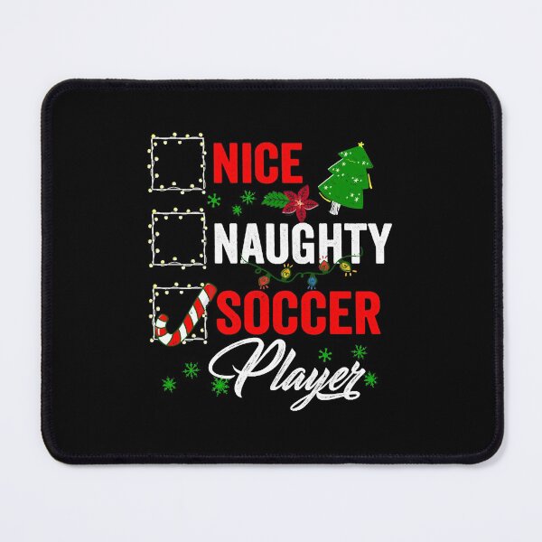 Item preview, Soccer Player Personality Nice Naughty Cute Pajama Christmas designed and sold by iciamarks59.