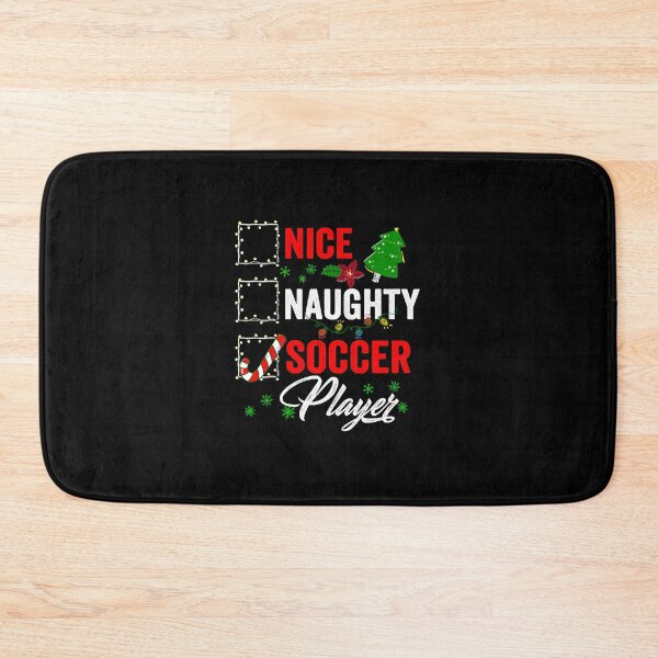 Item preview, Soccer Player Personality Nice Naughty Cute Pajama Christmas  designed and sold by iciamarks59.