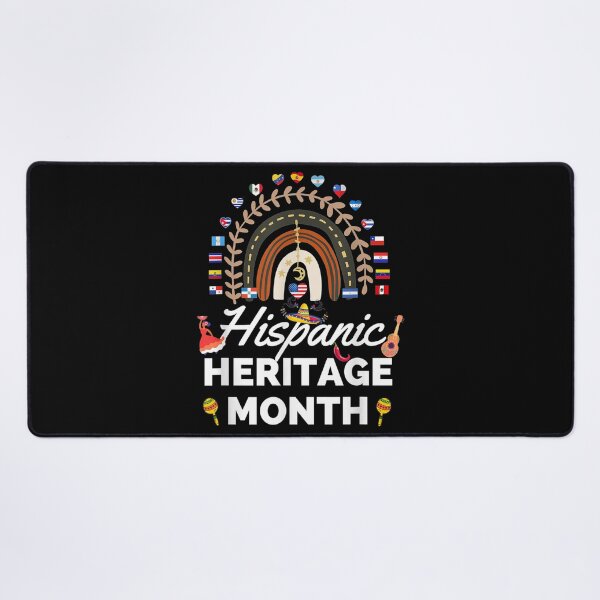 Item preview, National Hispanic Heritage month Rainbow All Countries Flags designed and sold by Axelbergmann.