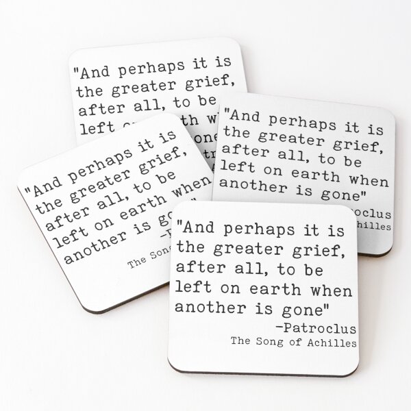 Item preview, The Song of Achilles Quote designed and sold by jordanallan.