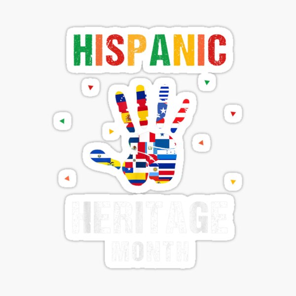 Hispanic Heritage Month Hands Latino Country Flags Sticker For Sale By Axelbergmann Redbubble 7547