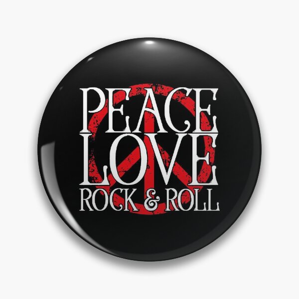 Item preview, Peace, Love, Rock And Roll, Cool Peace Symbol Hippie Design  designed and sold by johnson6828.