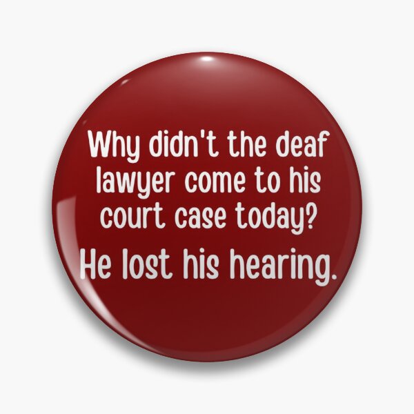 Item preview, Lawyer joke/pun - funny lawyer gift (white/grey) #12 designed and sold by PickaSticka.