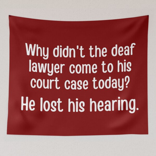 Item preview, Lawyer joke/pun - funny lawyer gift (white/grey) #12 designed and sold by PickaSticka.