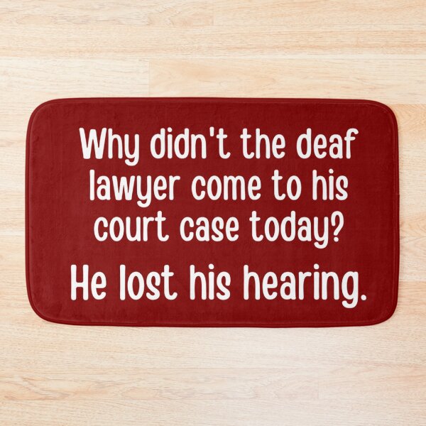Item preview, Lawyer joke/pun - funny lawyer gift (white/grey) #12 designed and sold by PickaSticka.