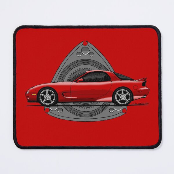Item preview, My drawing of Japanese sports car with rotary engine with rotor and transparent background designed and sold by designjaag.