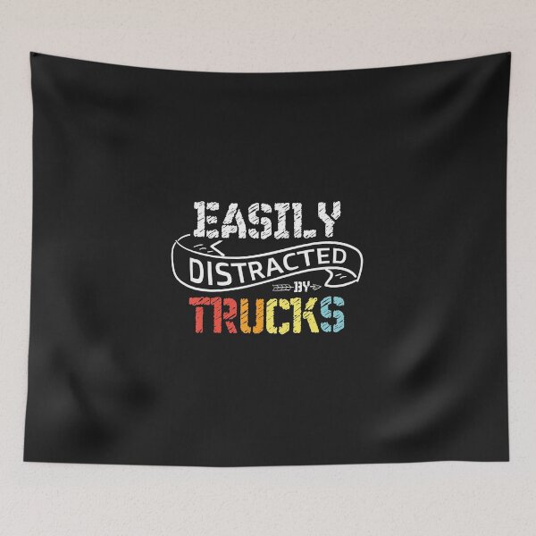 Item preview, Easily Distracted By Trucks designed and sold by Usatazon on.