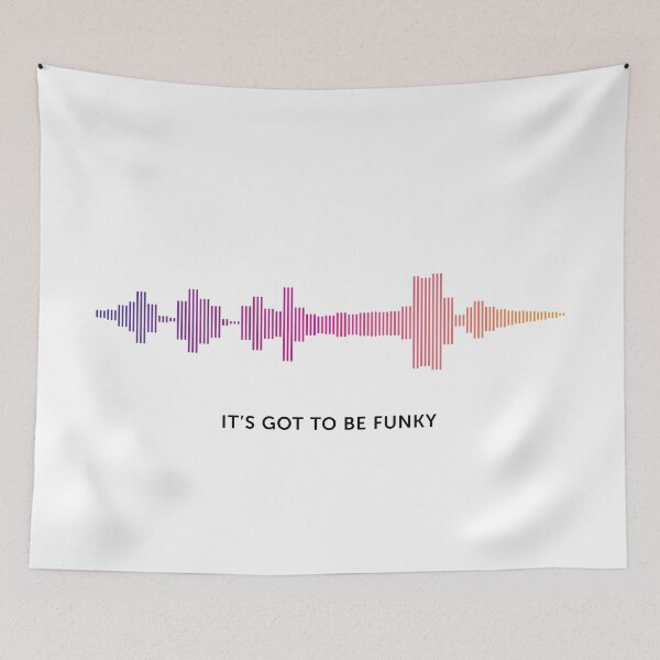 Item preview, It's Got To Be Funky Sound Wave (Colour on White) designed and sold by STUDIO-72.