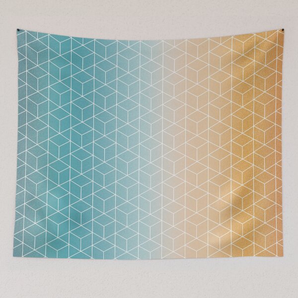 Item preview, Color Transition Hexagon Pattern designed and sold by bubblyshades.