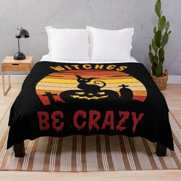 Item preview, Funny Halloween Witches Be Crazy Cat designed and sold by Fabvity.