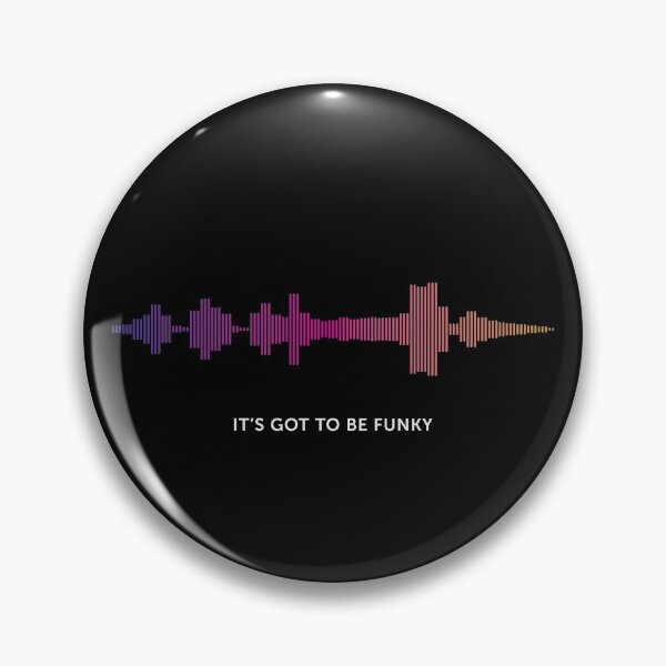 Item preview, It's Got To Be Funky Sound Wave (Colour on Black) designed and sold by STUDIO-72.