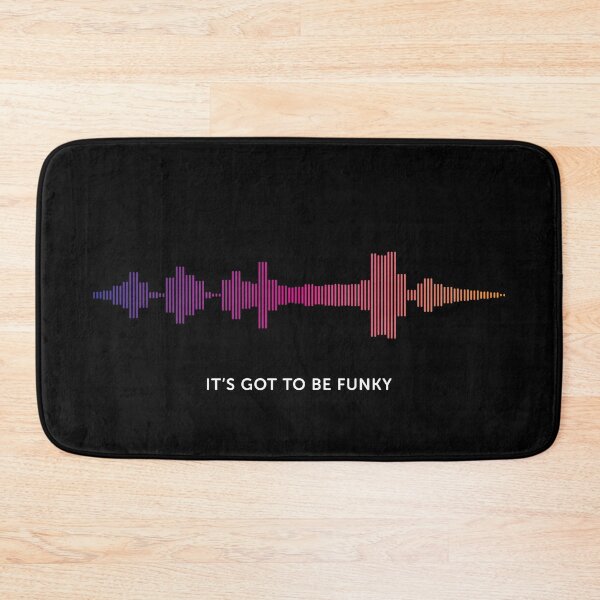 Item preview, It's Got To Be Funky Sound Wave (Colour on Black) designed and sold by STUDIO-72.