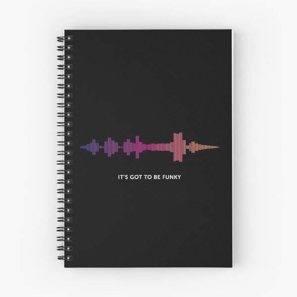 Item preview, It's Got To Be Funky Sound Wave (Colour on Black) designed and sold by STUDIO-72.