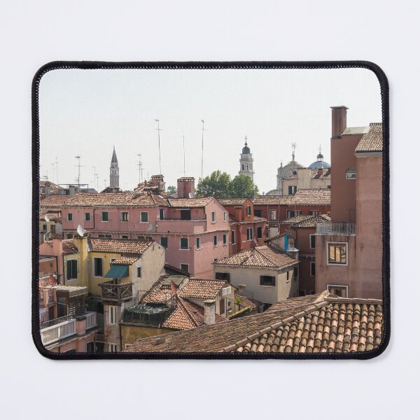 Item preview, Classic Venetian - Terracotta Rooftops Pink Facades and Altanelle designed and sold by Georgia Mizuleva.