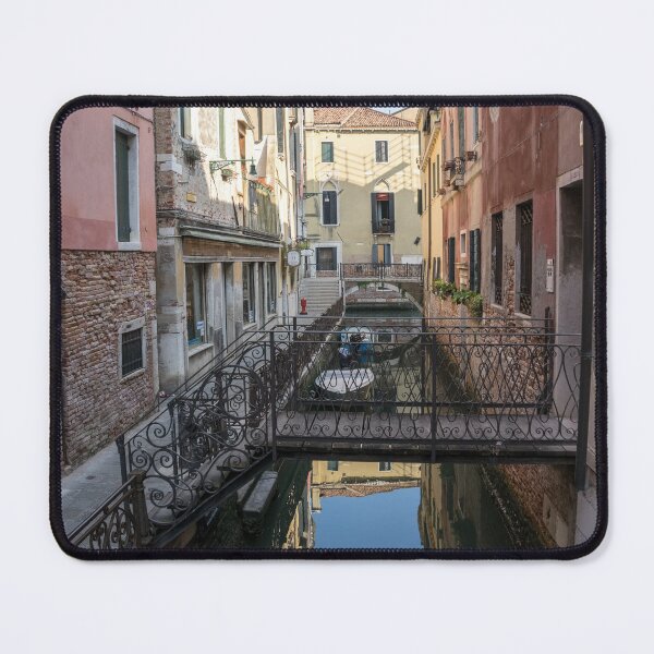 Item preview, Classic Venetian - Elegant Wrought Iron Bridges and Banisters on Fondamenta Rimedio designed and sold by Georgia Mizuleva.