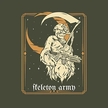 Artwork thumbnail, Skeleton army by RoutledgeID