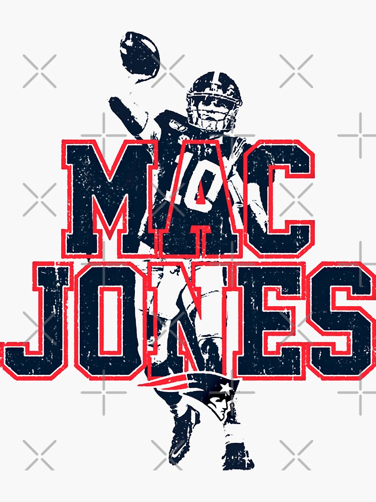 "Mac Jones" Sticker for Sale by kingoflove Redbubble