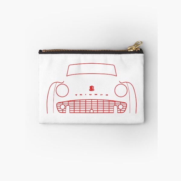 Item preview, Triumph TR3 classic car outline graphic (red) designed and sold by soitwouldseem.