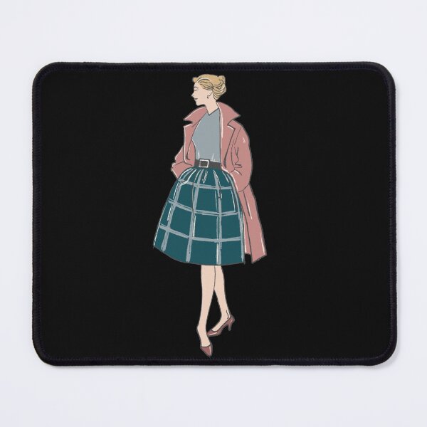 Item preview, Model from an old fashion magazine in an autumn coat and dress designed and sold by Mirosi-S.