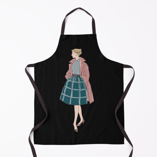 Item preview, Model from an old fashion magazine in an autumn coat and dress designed and sold by Mirosi-S.
