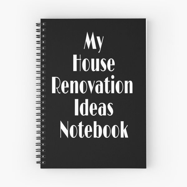 Item preview, My house renovation ideas notebook designed and sold by DemonicGloom.