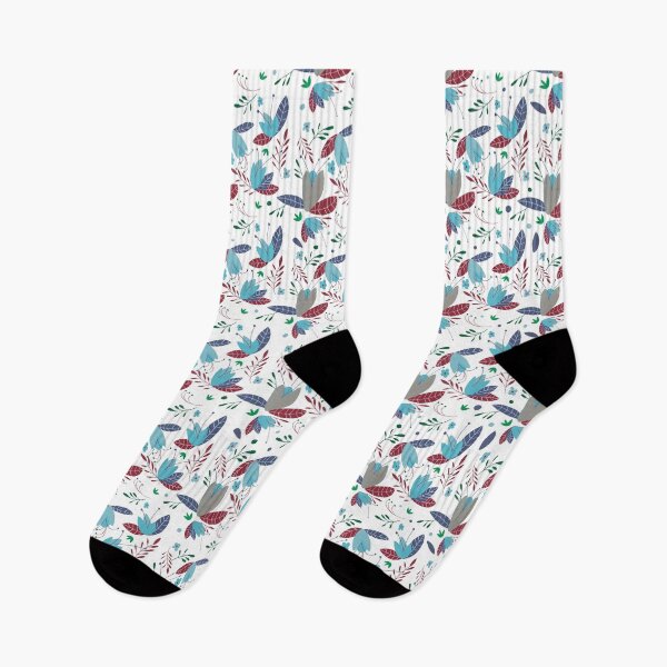 Item preview, Floral Pattern - Blue White designed and sold by LisdeMaartes.