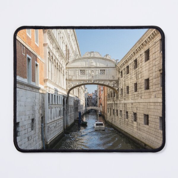 Item preview, Classic Venetian - a Water Taxi Boat Under the Bridge of Sighs designed and sold by Georgia Mizuleva.
