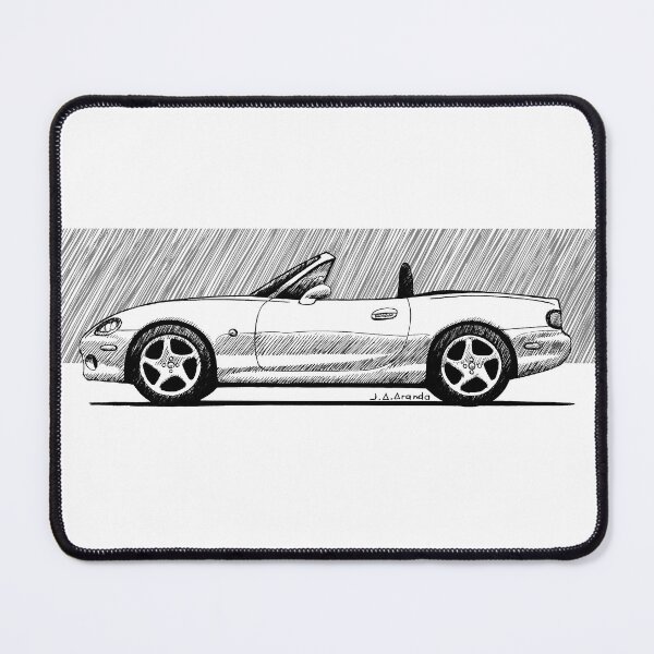 Item preview, My drawing of the Japanese roadster car NB designed and sold by designjaag.