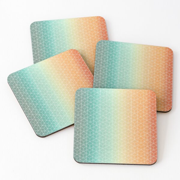 Item preview, Color Transition Hexagon Pattern designed and sold by bubblyshades.