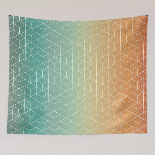 Item preview, Color Transition Hexagon Pattern designed and sold by bubblyshades.
