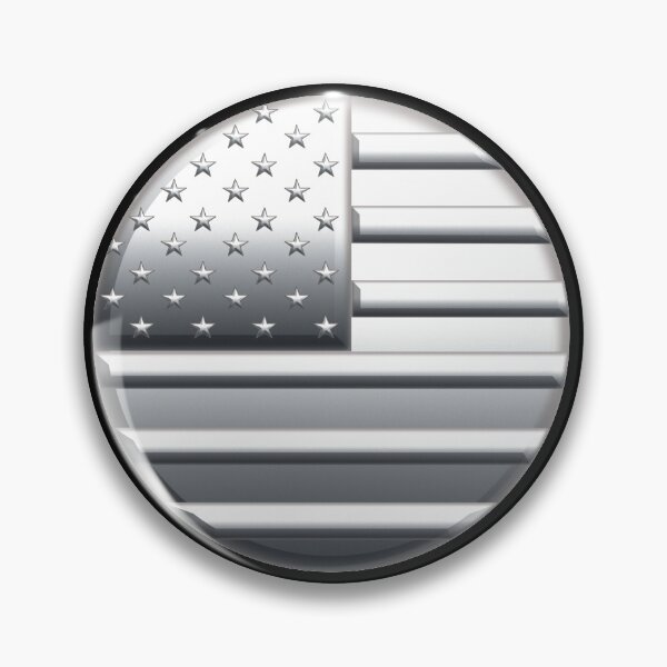 Item preview, US flag on chrome disc designed and sold by Ricogfx.