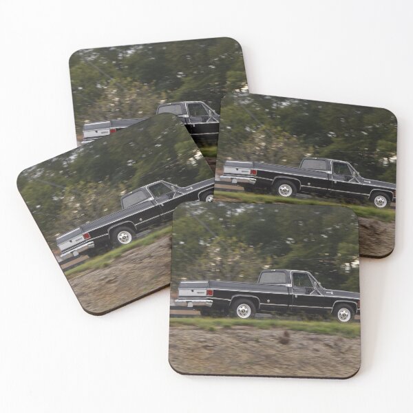 Item preview, Black Truck on the Road 1970's Chevy Silverado designed and sold by McFleur's Lens.